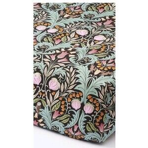 POTTERY BARN KIDS Fitted Crib Sheet Chris Loves Julia Organic NIP Animals Floral